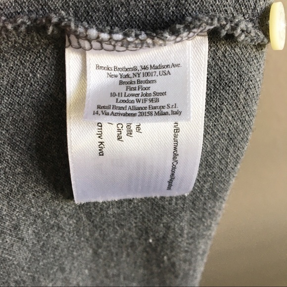 {Brooks Brothers} Charcoal Performance Polo XL - Picture 5 of 6